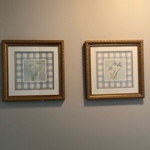 Gold Framed Floral Art Prints